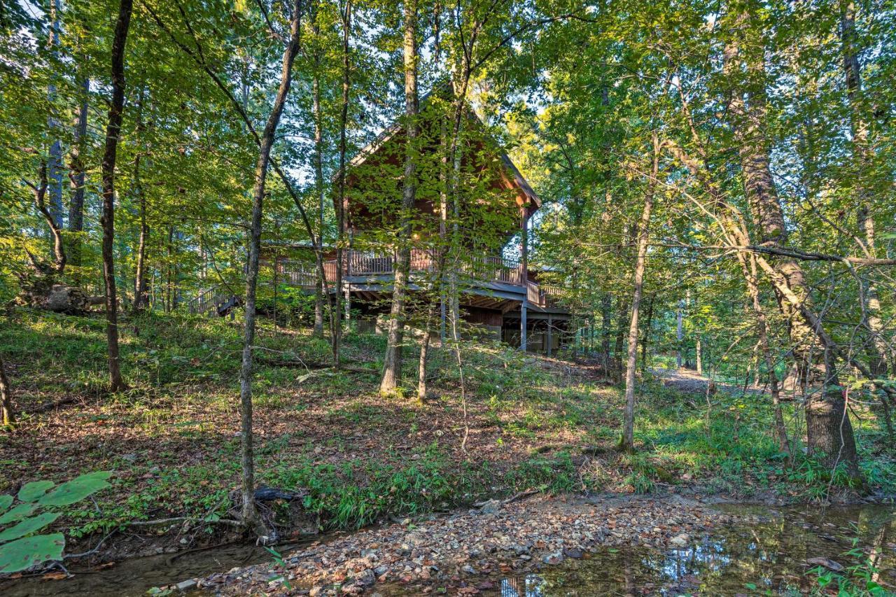 Creekside Broken Bow Cabin With Hot Tub And Fire Pit! Stephens Gap Exteriör bild